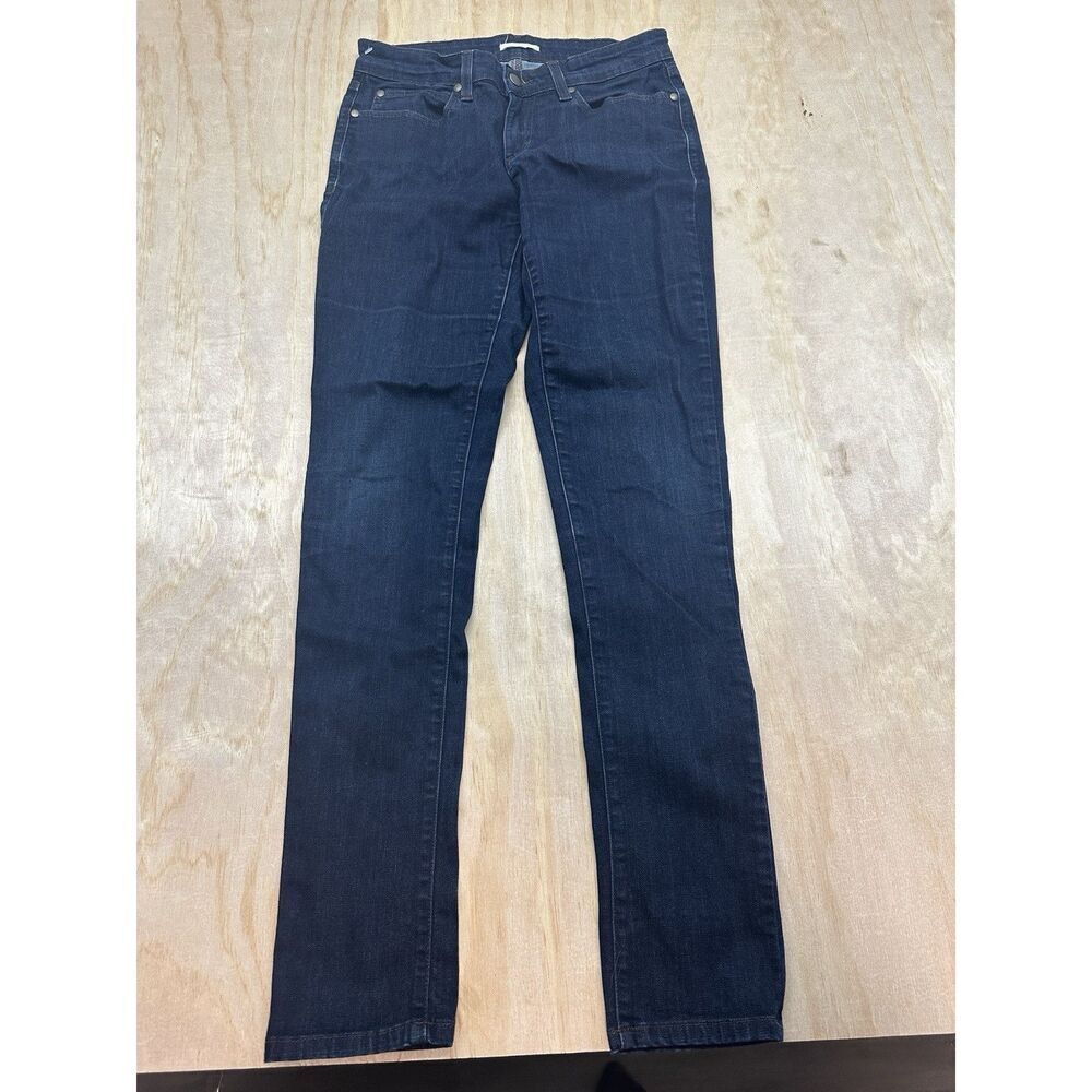 Eileen Fisher Straight Leg Dark Wash Denim Blue Jeans Size 6 (28x30) See Picture